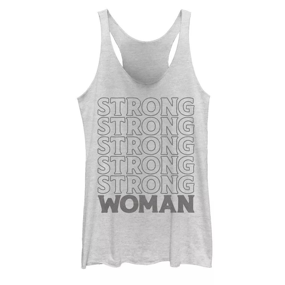 Juniors' "Strong Woman" Word Stack Tank Top, Girl's,  Product Image