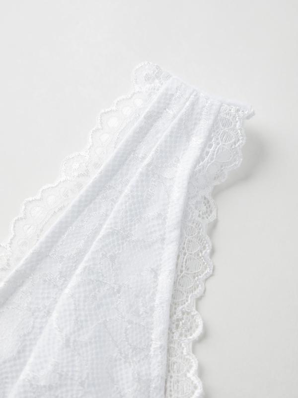 Patchwork Lace Y2K Crop Tank Top Product Image