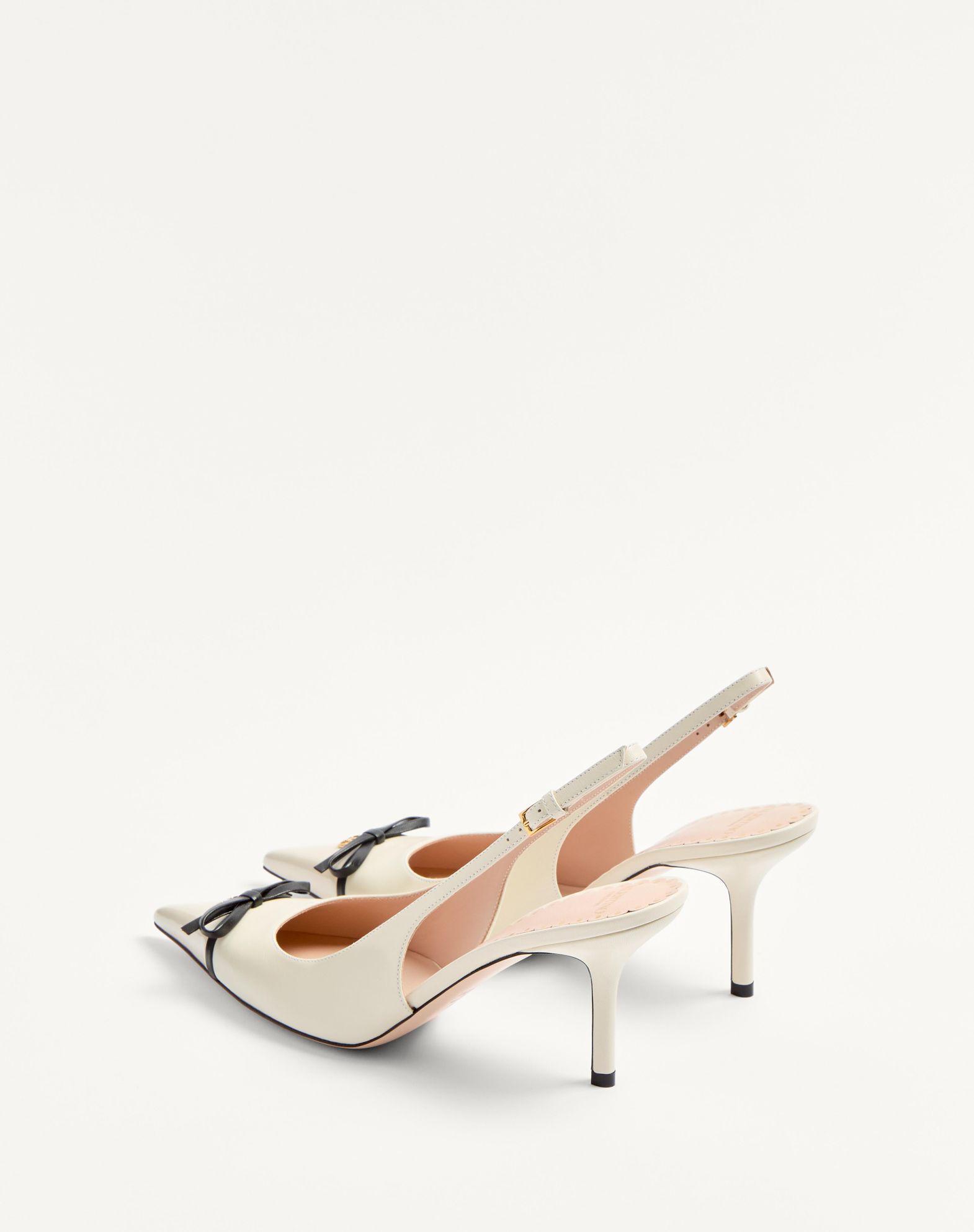Bepointy Slingback Pump In Patent Leather And Kidskin 80Mm Product Image
