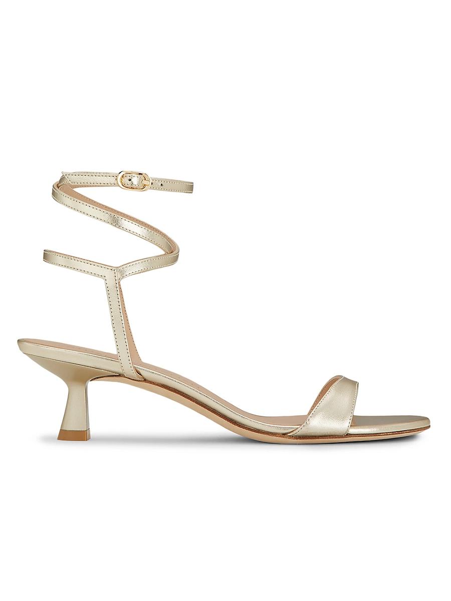 Womens Nudist Wrap 50MM Metallic Leather Sandals Product Image