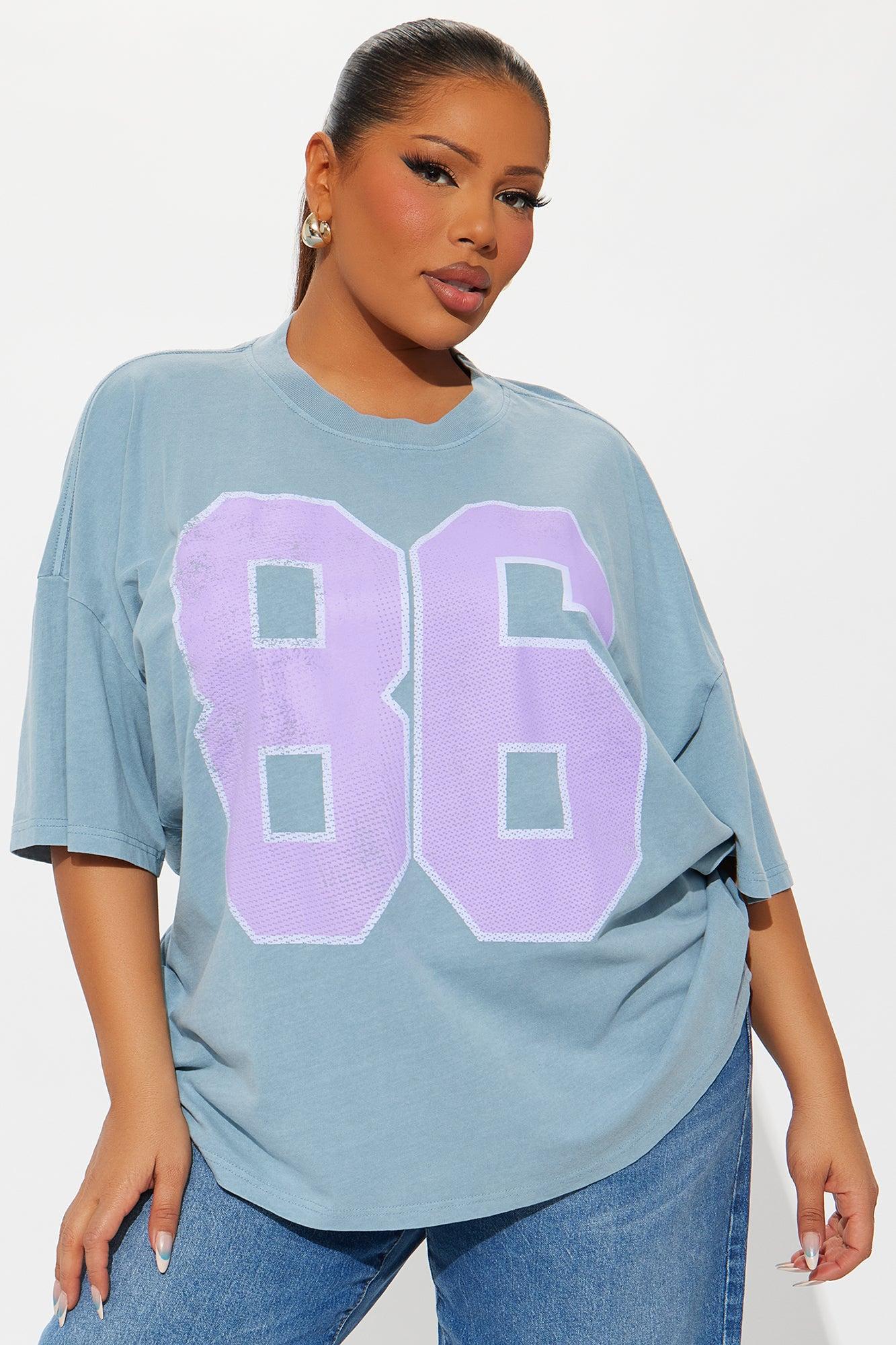 The Big 86 Washed Tee - Indigo Product Image