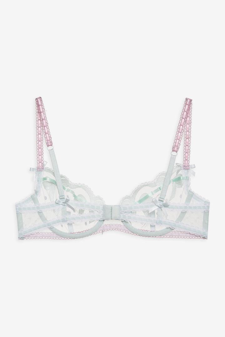 Billie Bow Underwire Bra — Mint Product Image