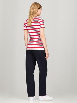 Stripe V-Neck Favorite T-Shirt Product Image