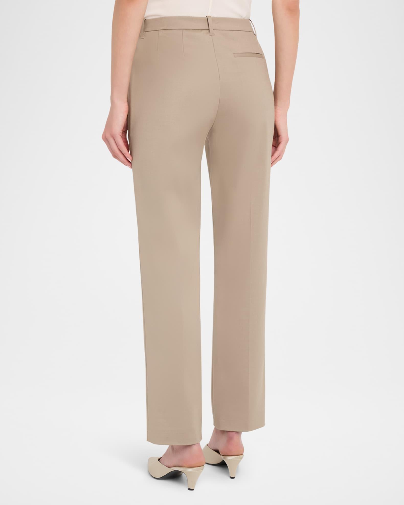Cotton Couture Straight-Leg Trousers Product Image