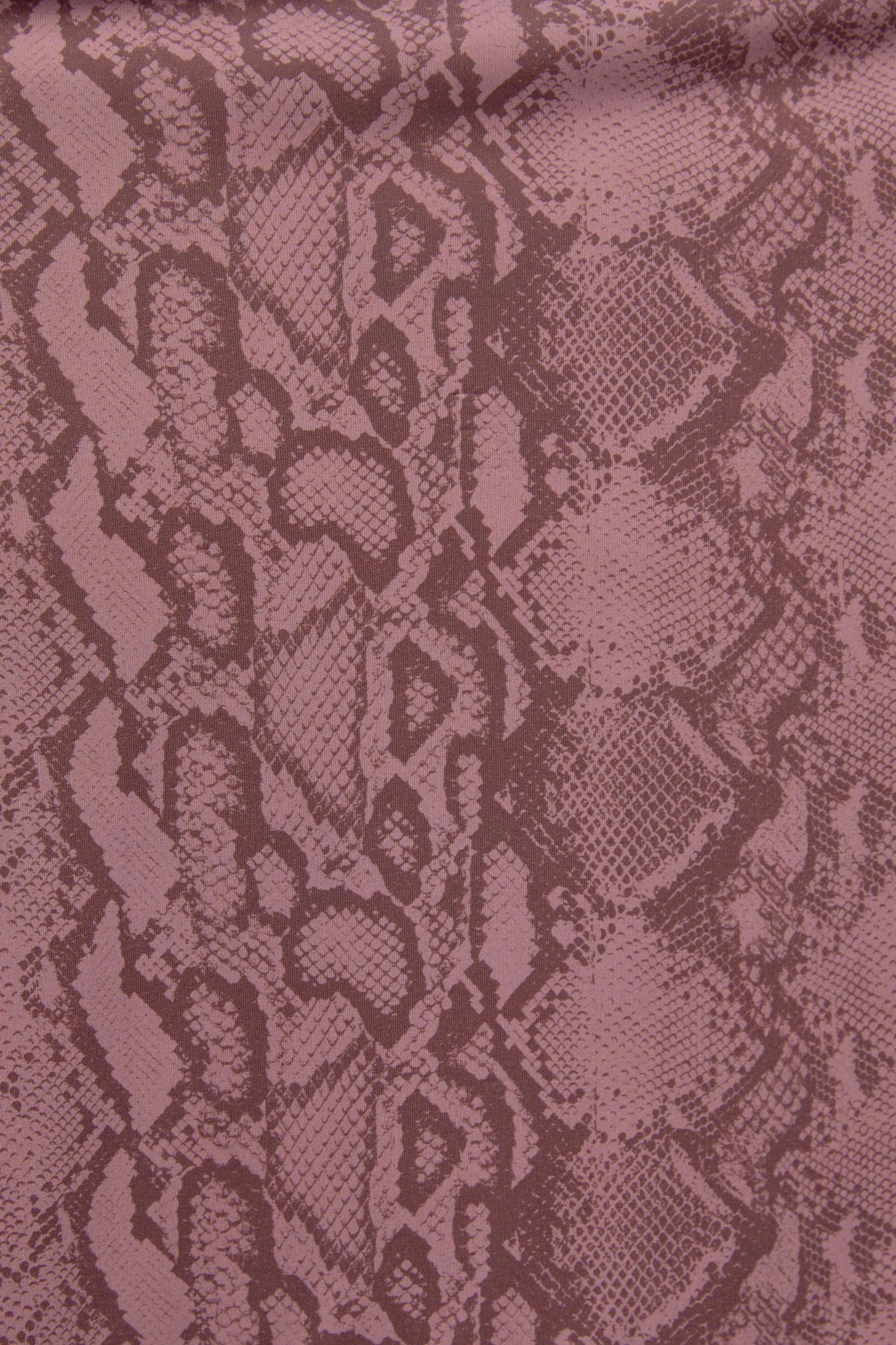 Reversible snakeskin print sarong mini skirt Product Image