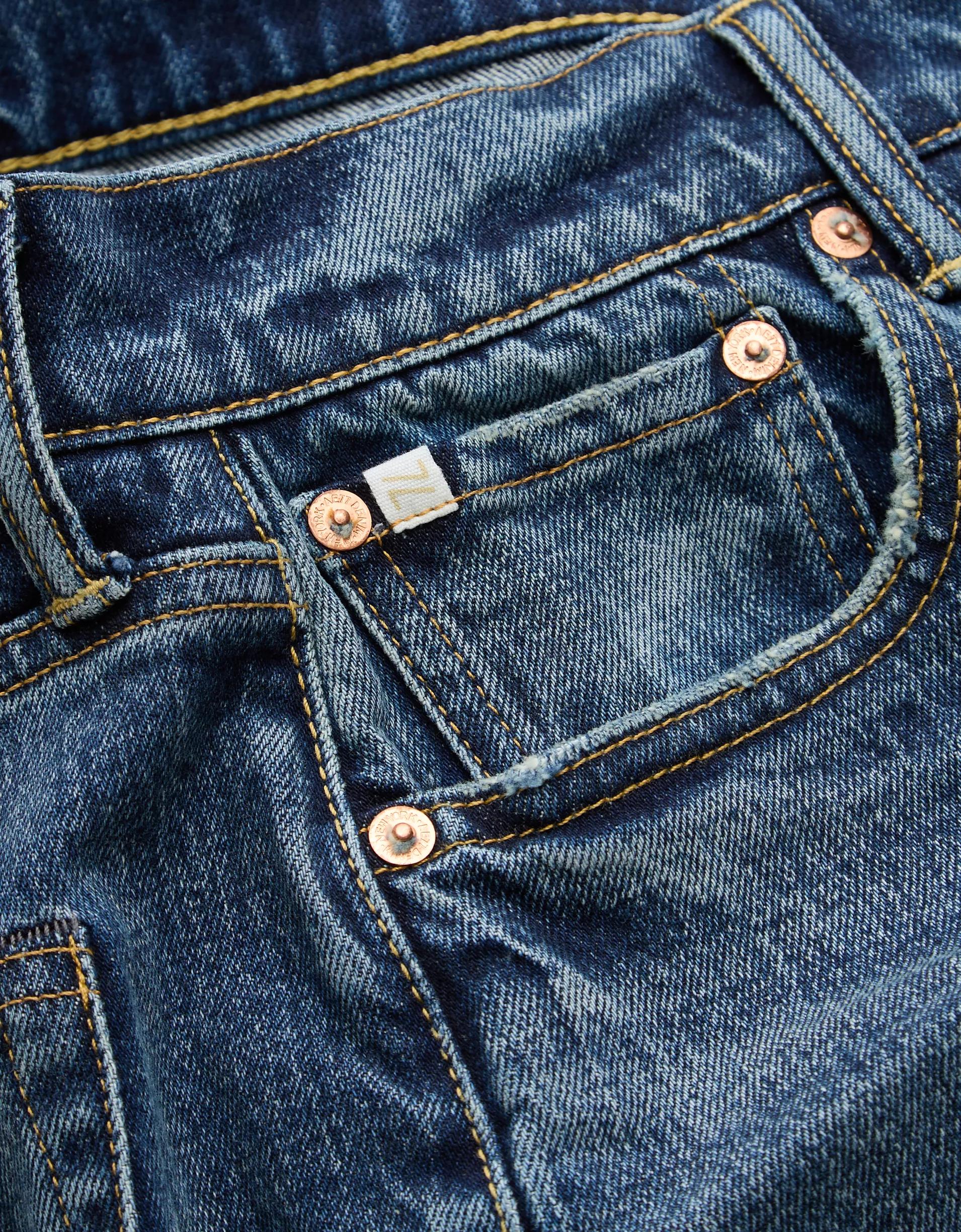 AE77 Premium Bootcut Crop Jean Product Image