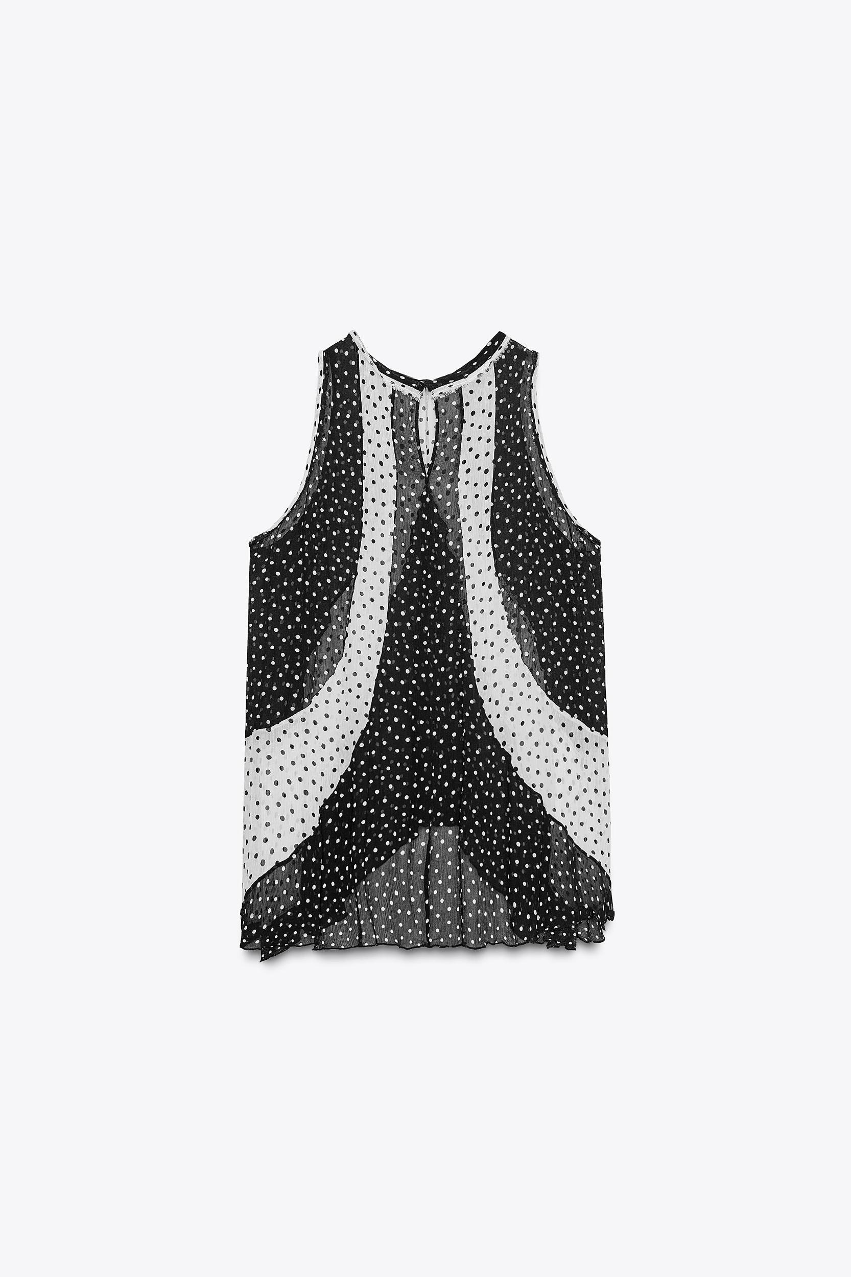 POLKA DOT TOP ZW COLLECTION Product Image