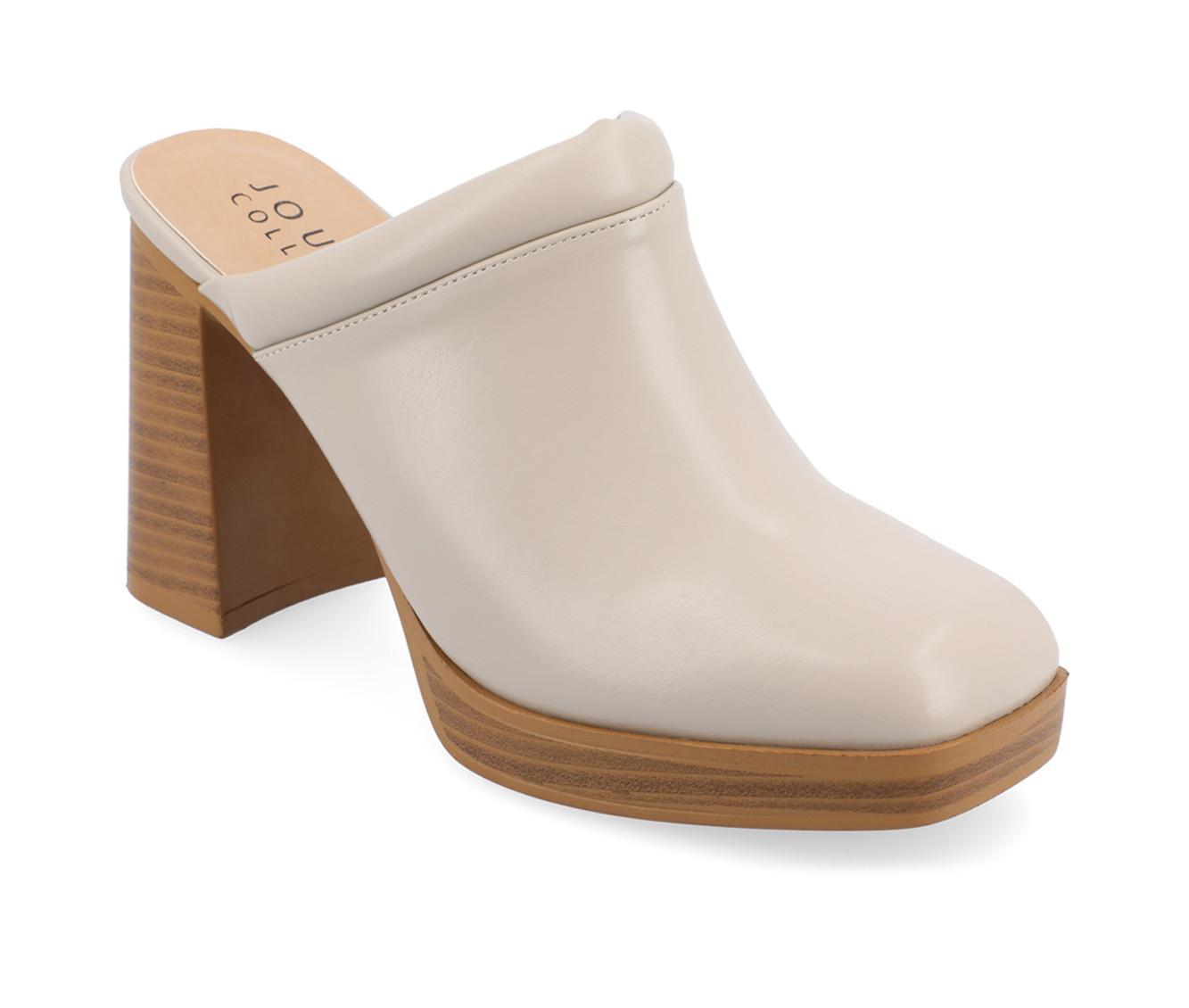 Women's Journee Collection Izara Block Heel Platform Clogs Product Image