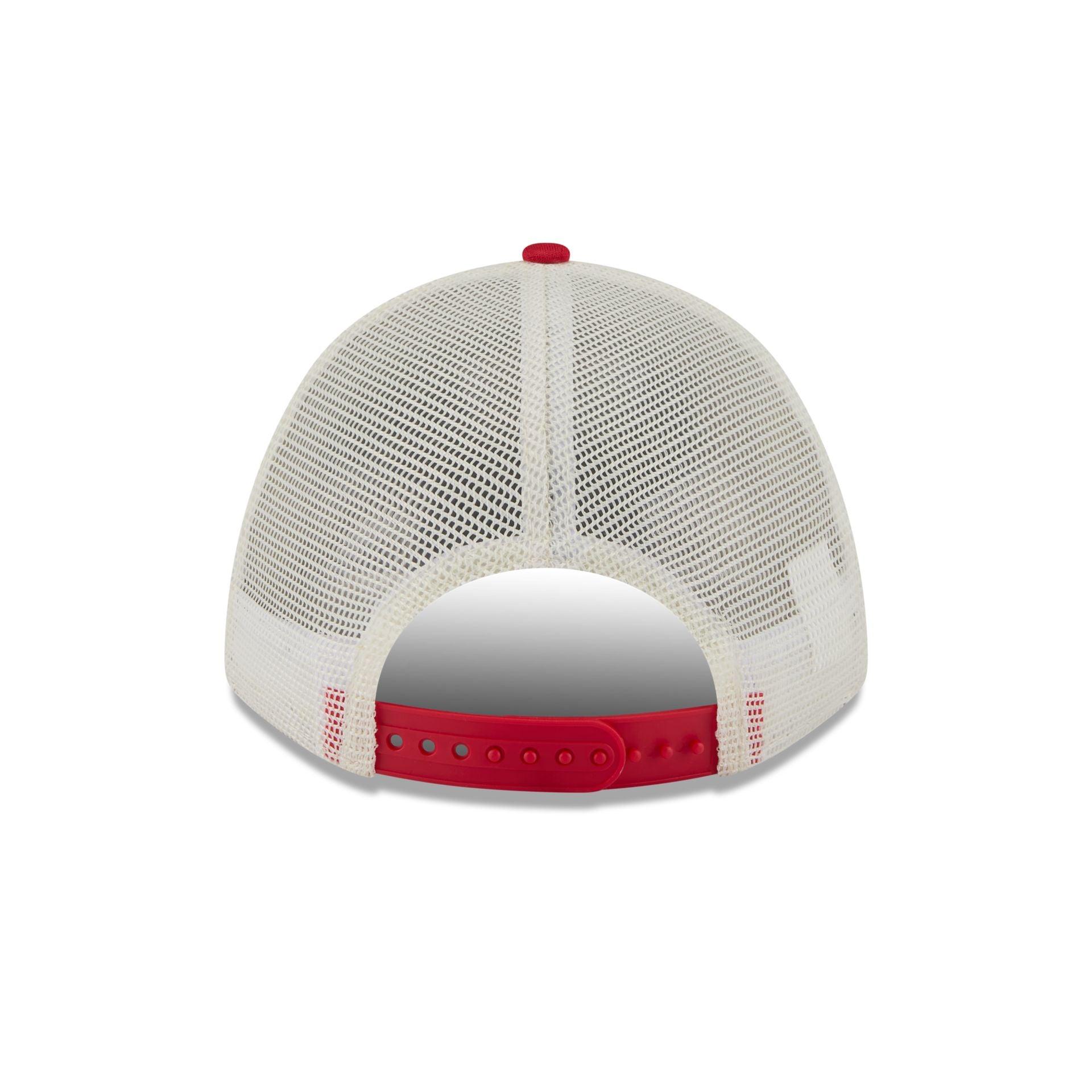 Kansas City Chiefs Chrome Arch 9FORTY M-Crown A-Frame Trucker Hat Male Product Image