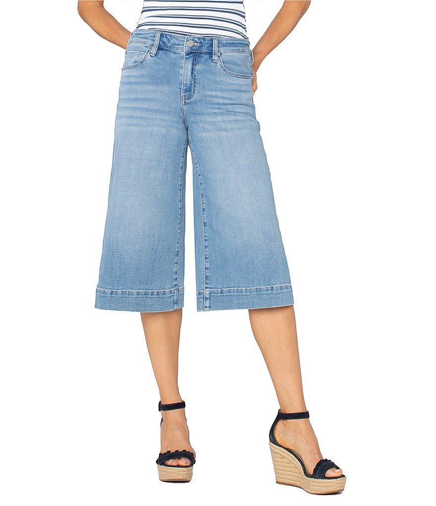 Liverpool Los Angeles Yacht Stretch Denim Mid Rise Capri Cropped Jeans Product Image