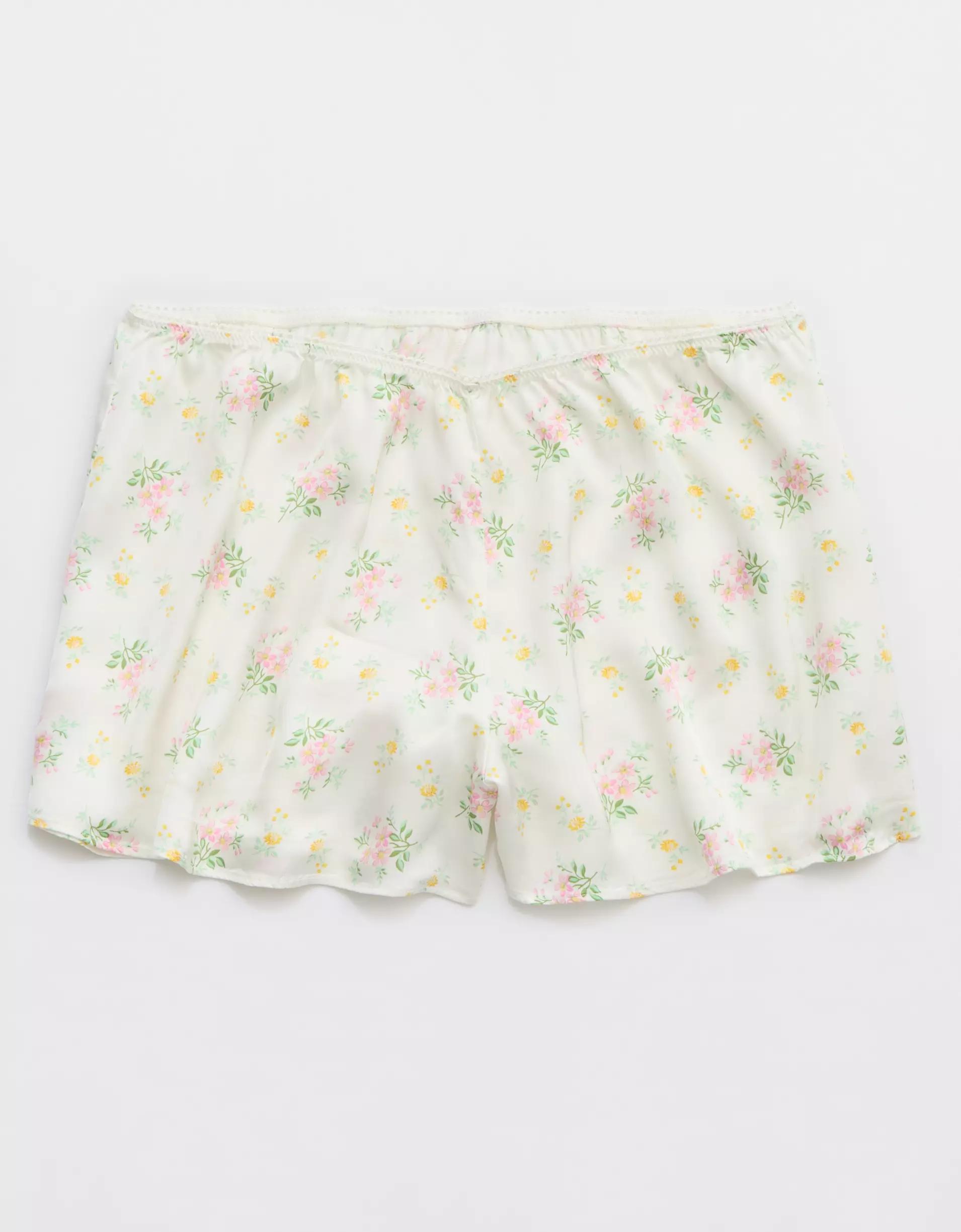 Aerie Off-Duty Satin Flirty Boxer Product Image