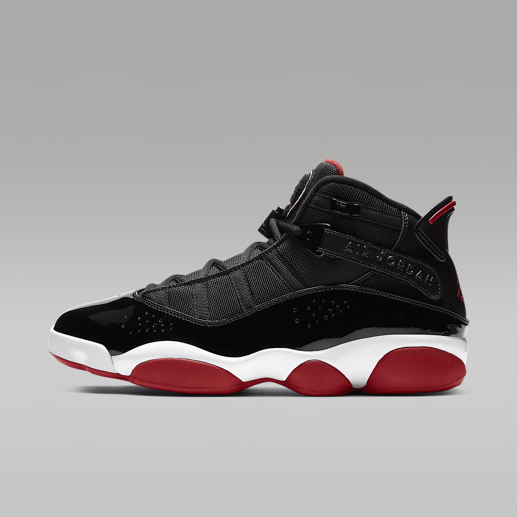 Jordan Mens Jordan 6 Rings - Mens Shoes Varsity Red/Black/White Product Image