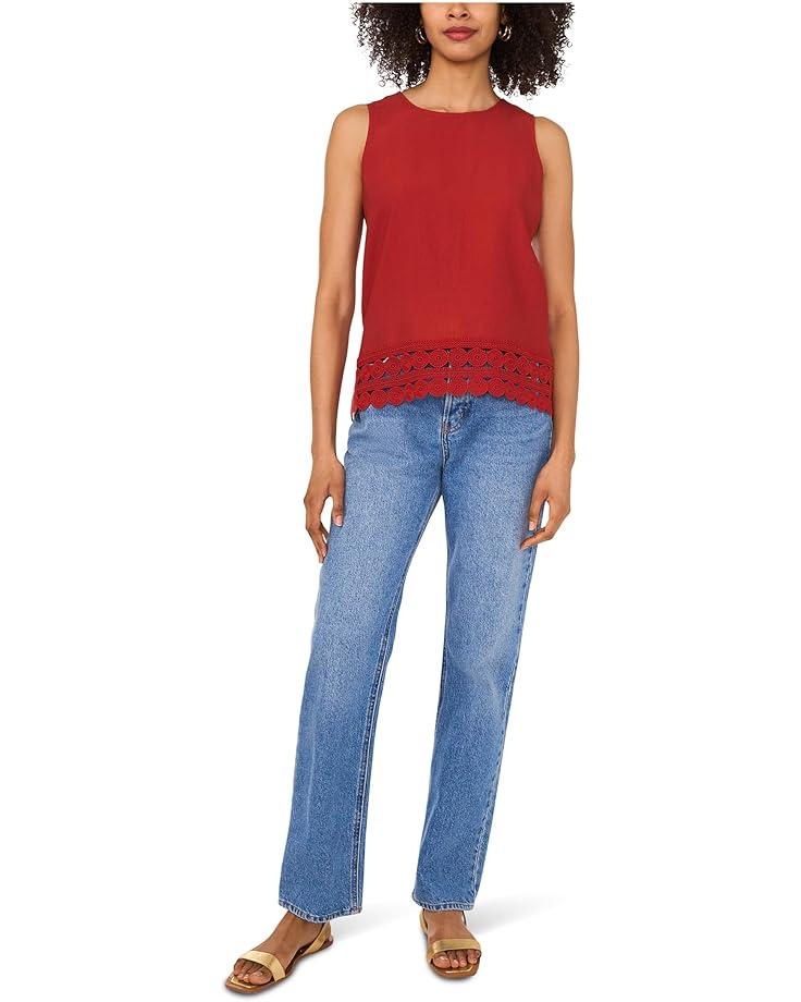 Sleeveless Tank with Ballon Hem Product Image