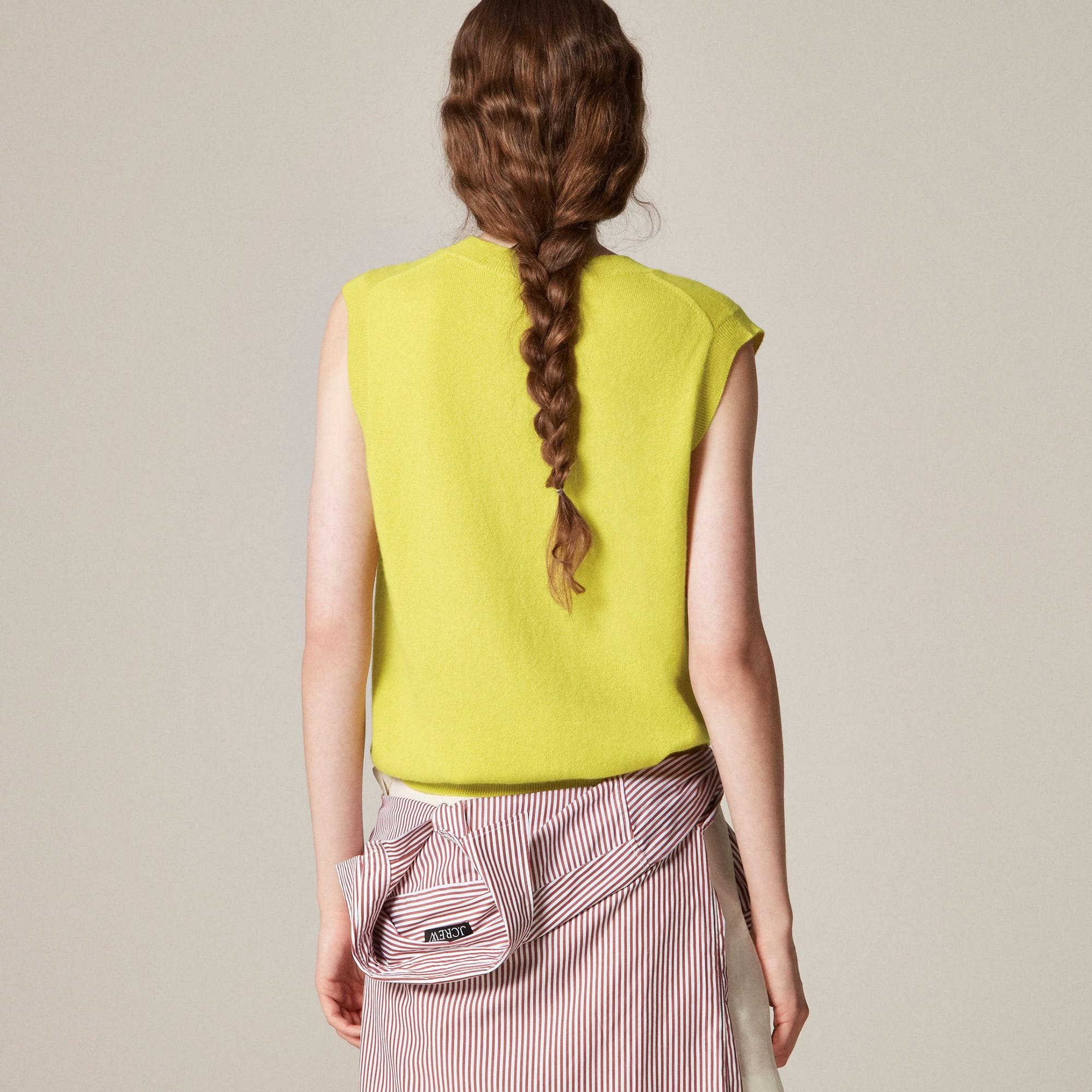 Cashmere relaxed sweater shell Product Image