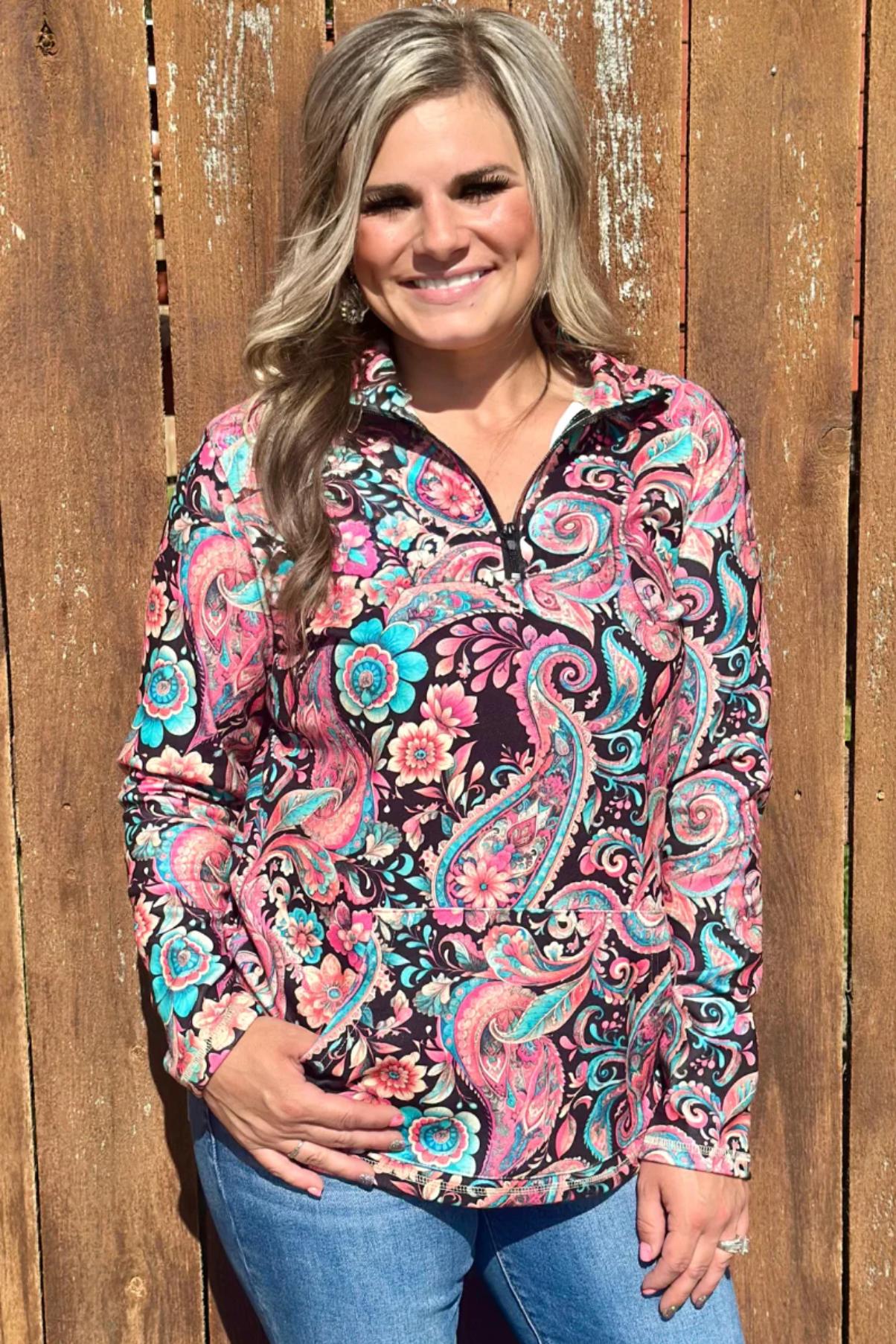 Sterling Kreek Midnight Bloom Pullover Product Image