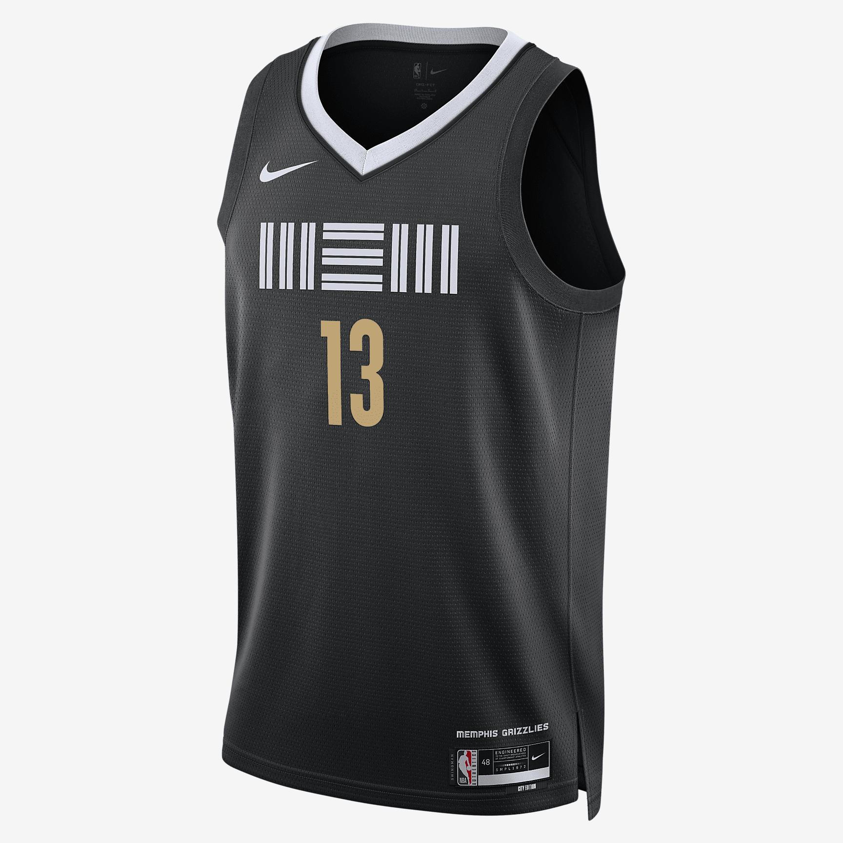 Jaren Jackson Jr Memphis Grizzlies City Edition 2023/24 Nike Men's Dri-FIT NBA Swingman Jersey Product Image