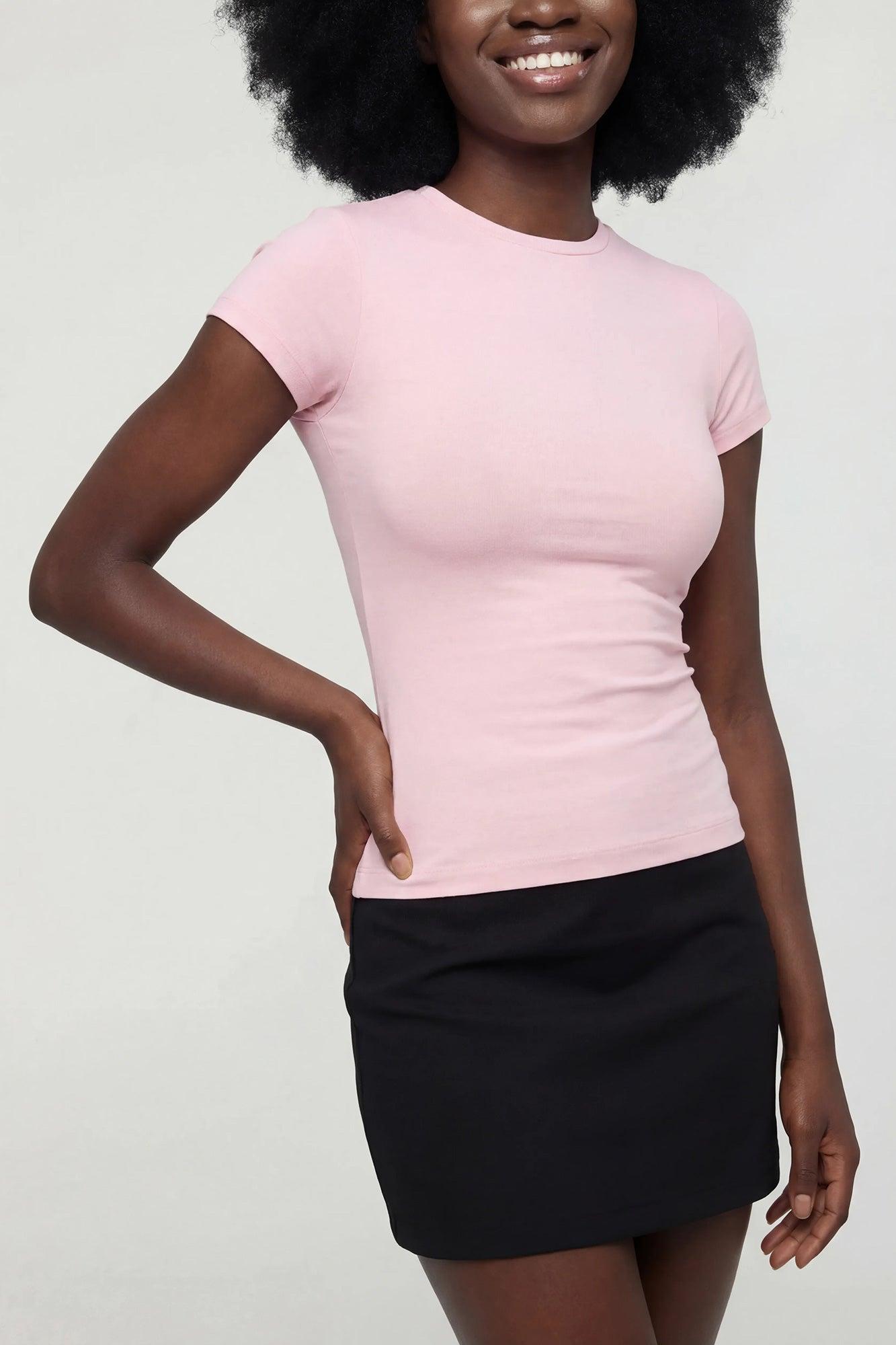 High Neck T-Shirt Female Product Image