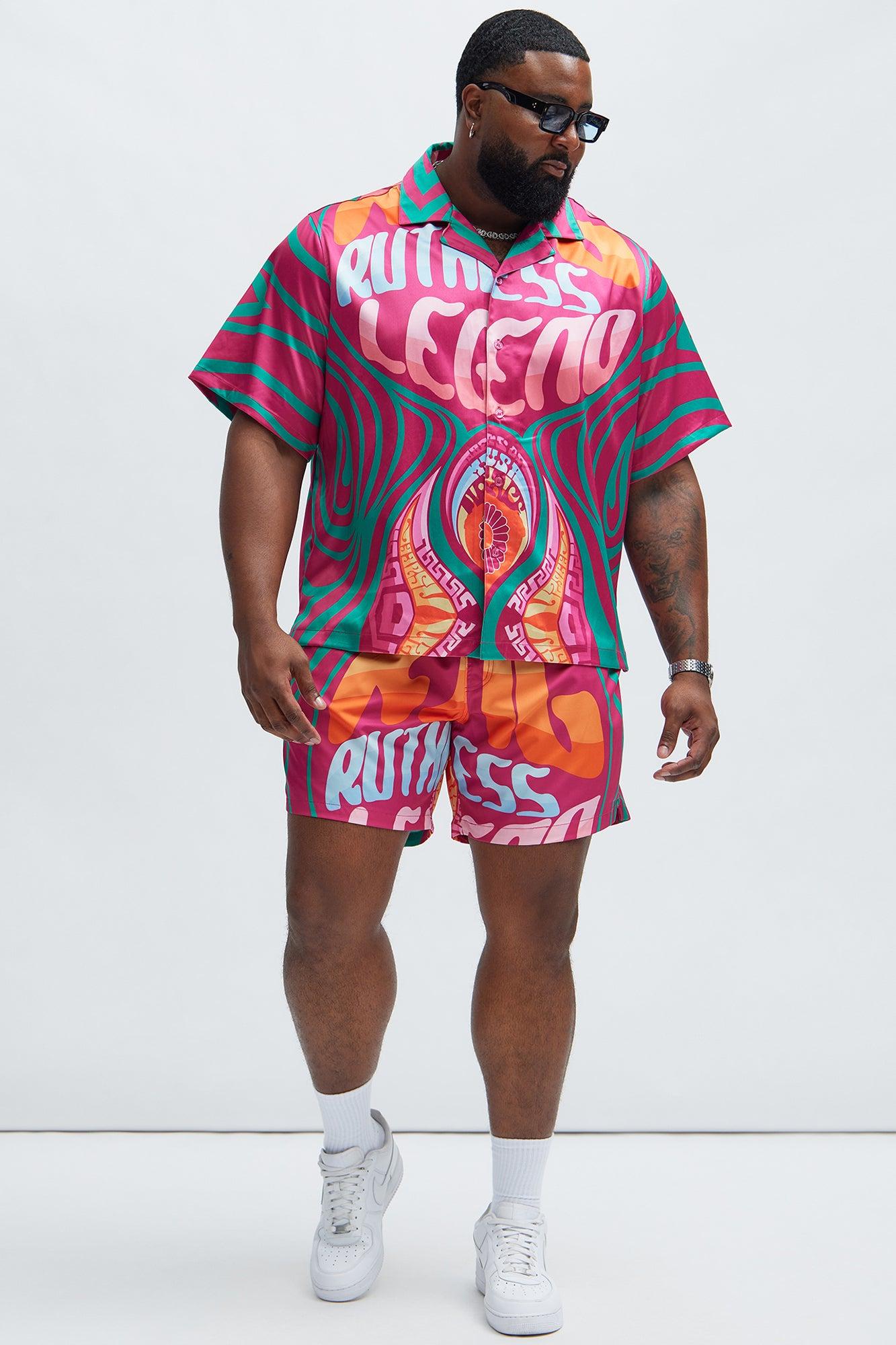 Eyes On Medusa Shirt - Fuchsia/combo Product Image