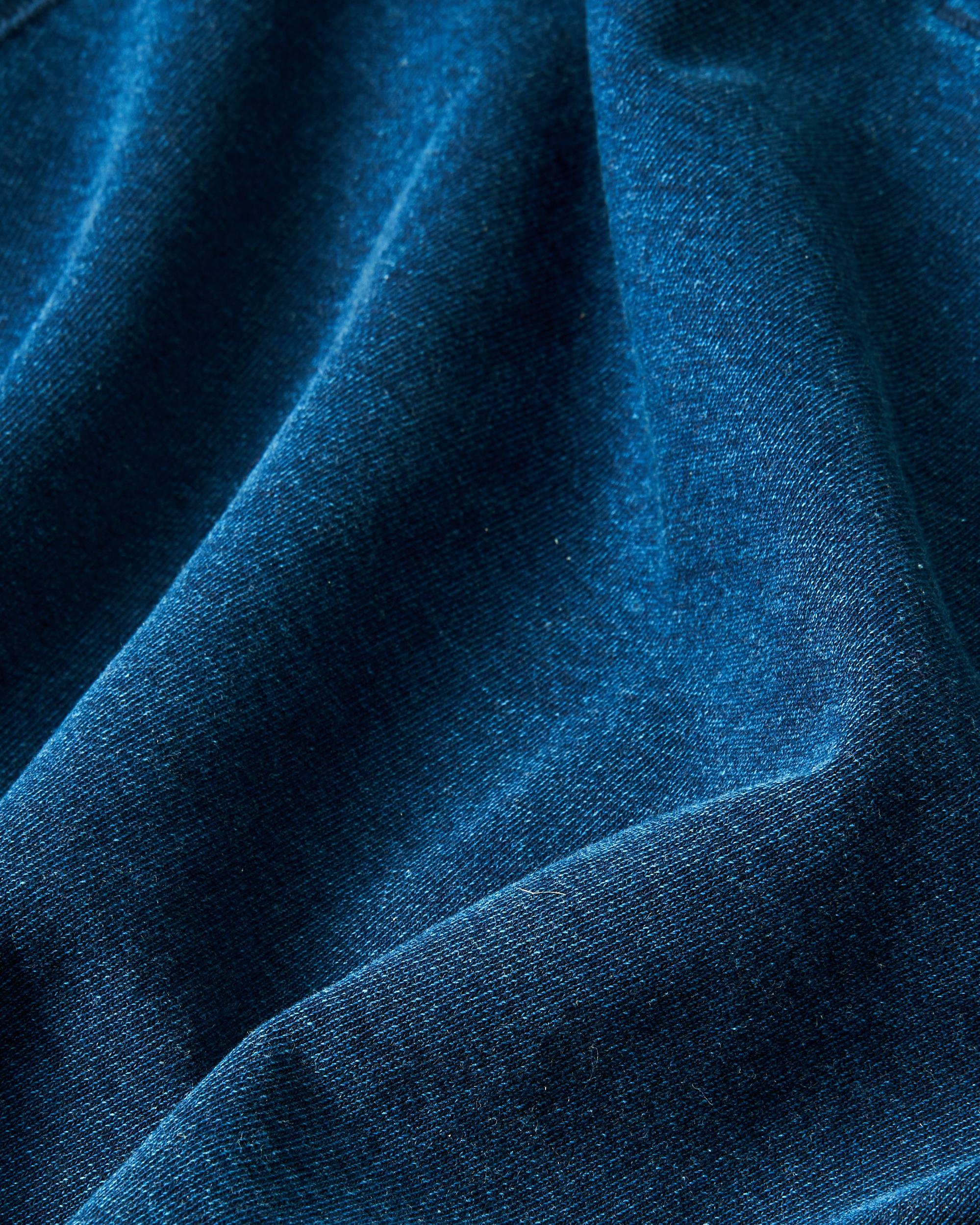 Inlet Pullover in Dark Wash Indigo Loopback Terry Product Image