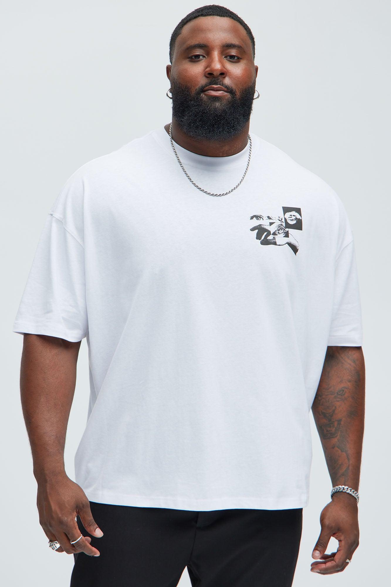 Handy Oversized Short Sleeve Tee - White Product Image