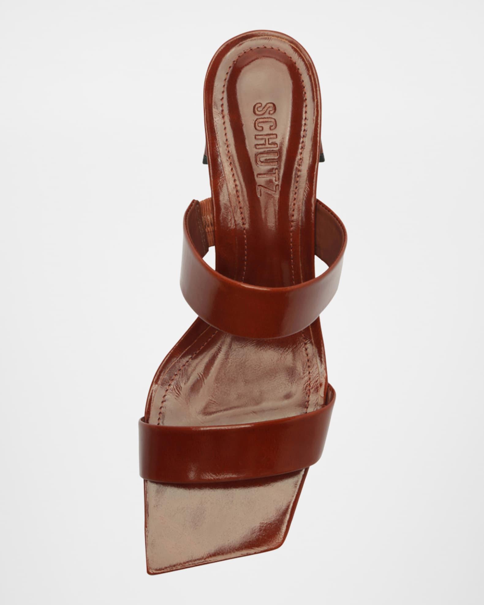 Chantal Patent Two-Band Slide Sandals Product Image