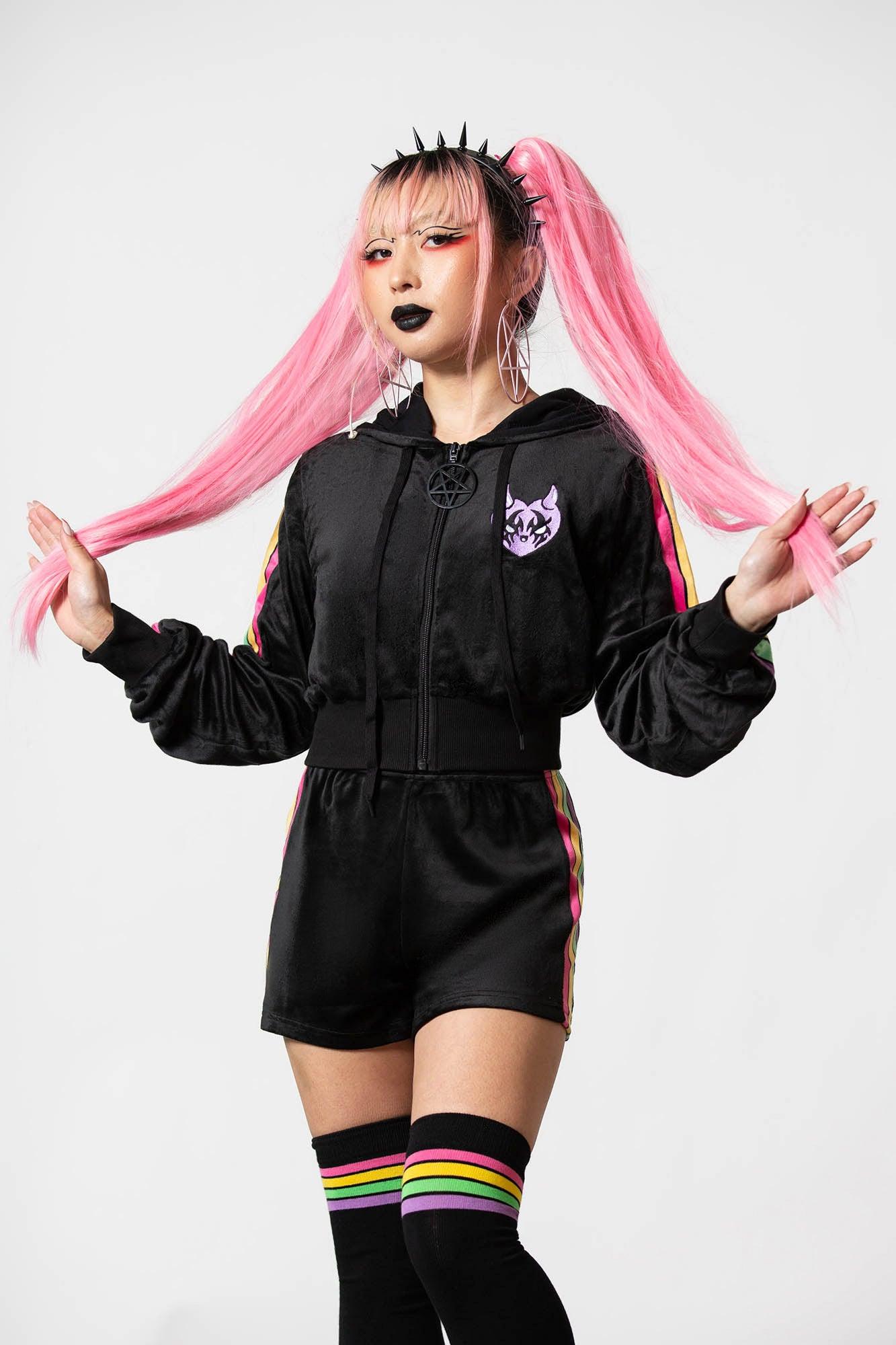 Coven Chill Velour Hoodie Product Image