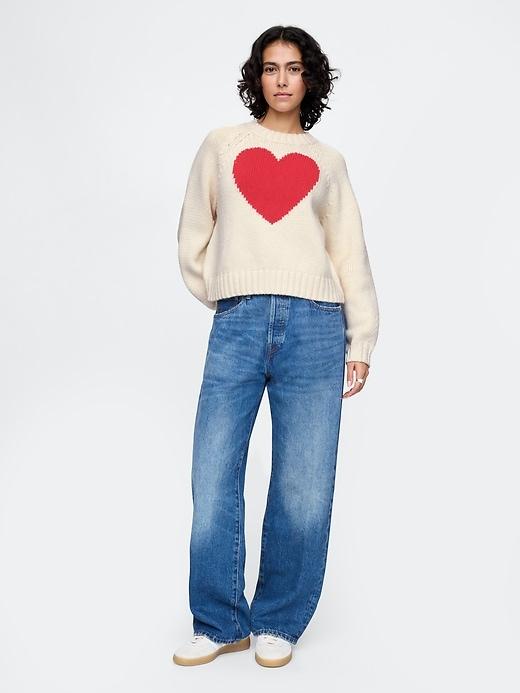 Relaxed Balloon-Sleeve Sweater Product Image