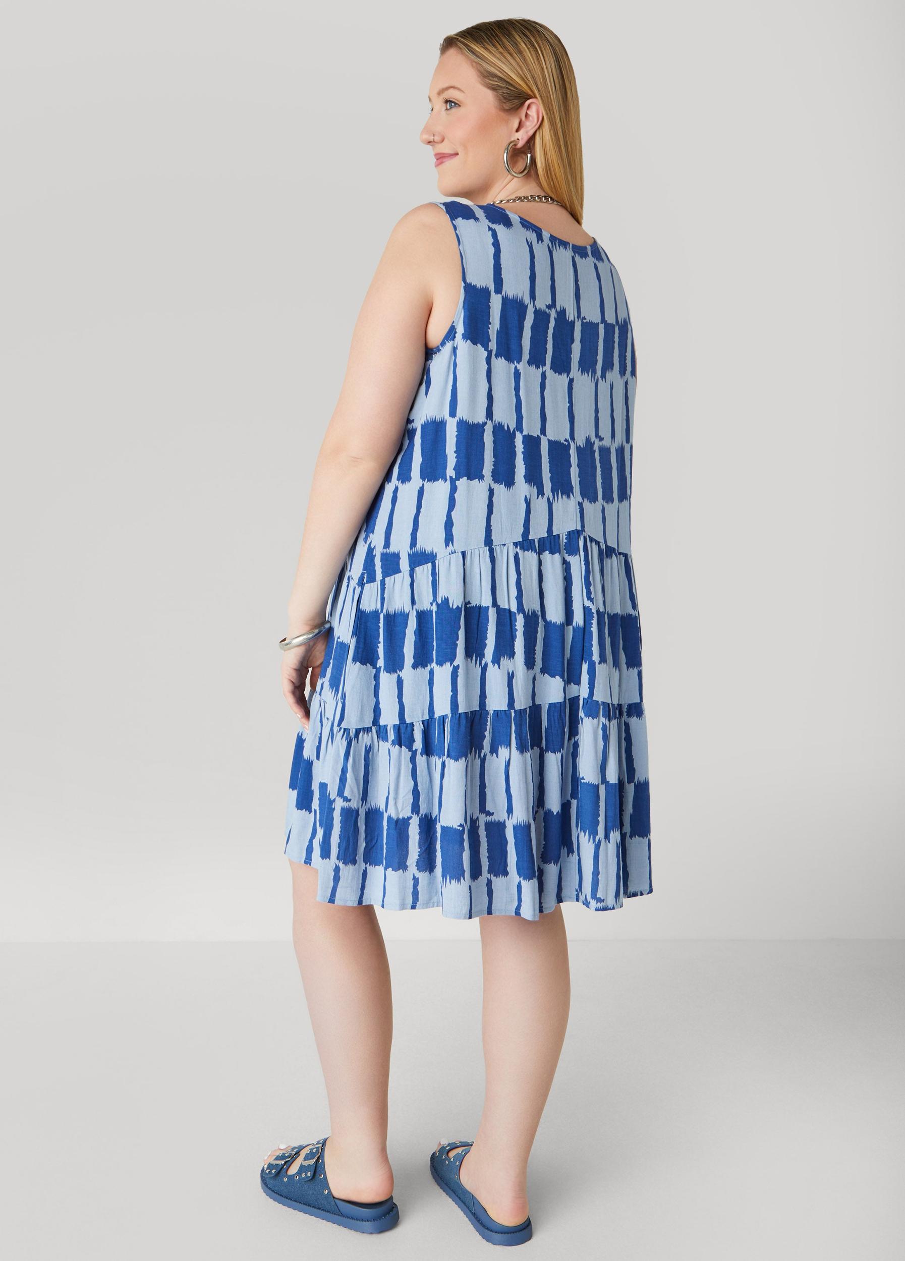 Plus Size Tie Dyed Swing Dress Ashley Stewart Product Image