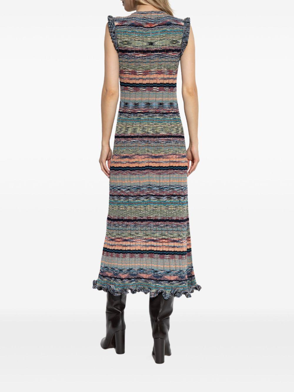 striped knitted dress Product Image