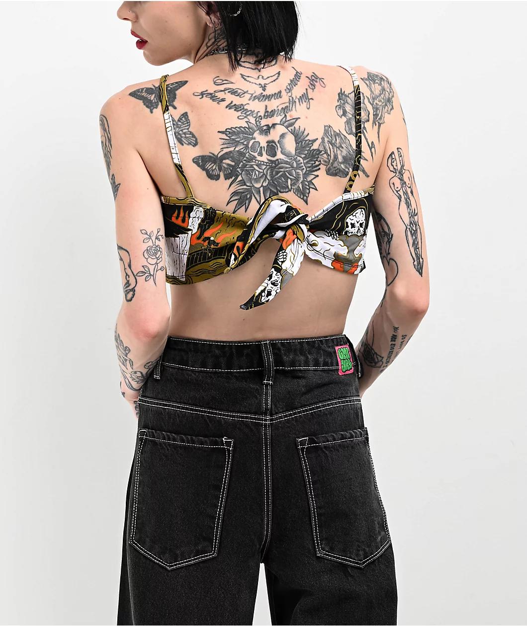 Lurking Class by Sketchy x Tank Mr. Tucks Black Halter Top Product Image