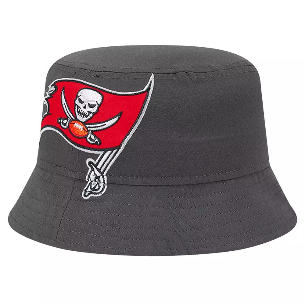 Men's New Era Pewter Tampa Bay Buccaneers Helmet Bucket Hat, Size: Large/XL, Charco Product Image