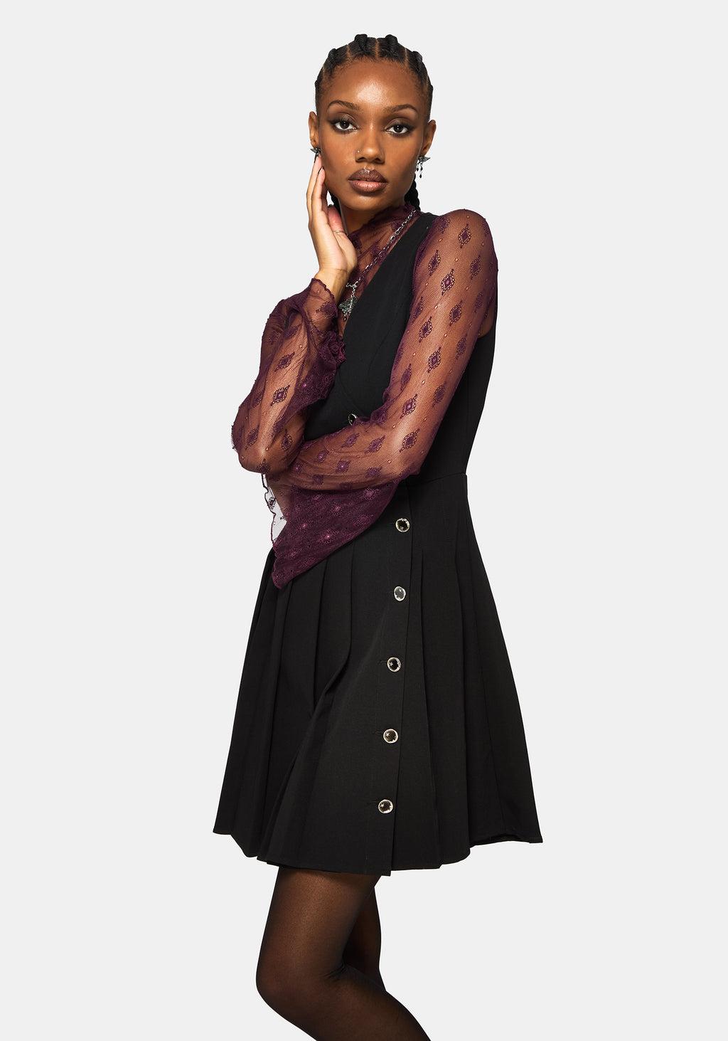 Moonage Asymmetric Sleeveless Mini Dress Product Image