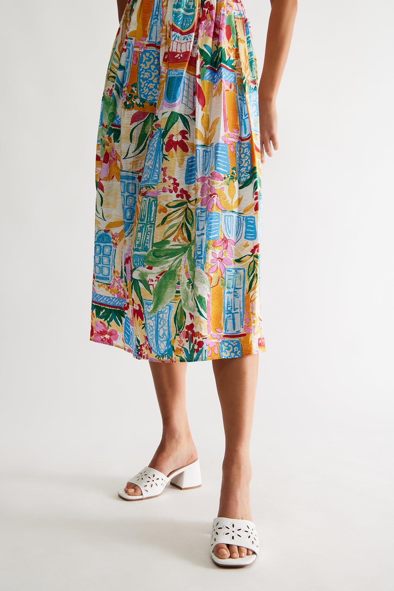 Ray Eyelet Mules - White Product Image