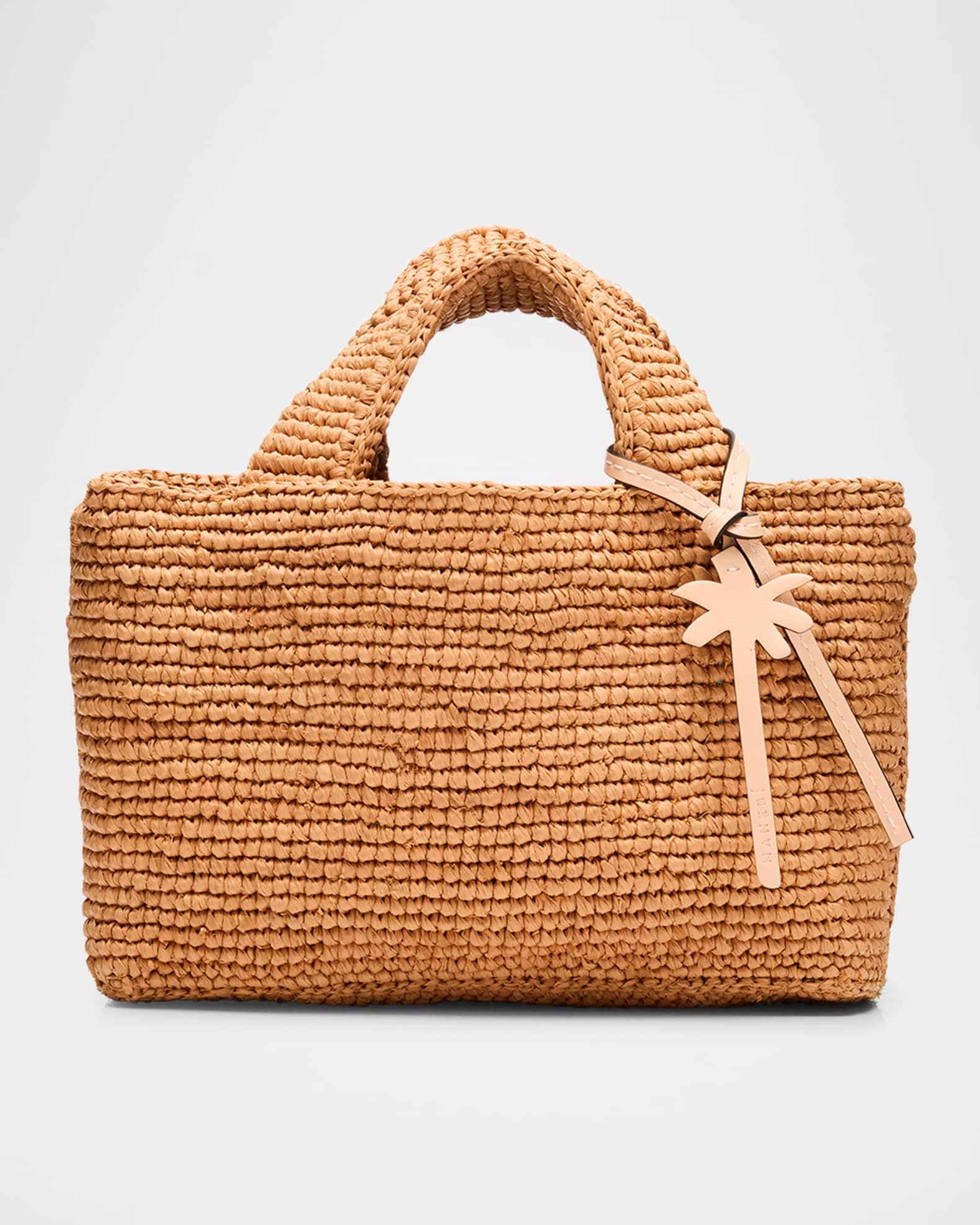 Sunset Mini Raffia Top-Handle Bag Product Image