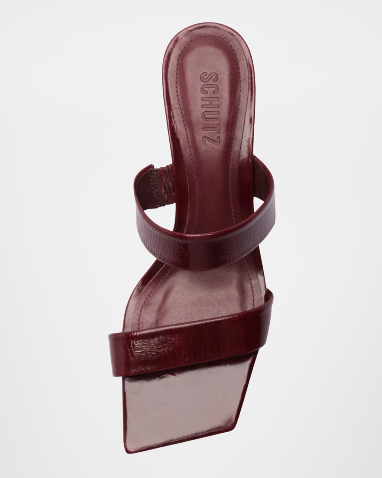Chantal Patent Two-Band Slide Sandals Product Image