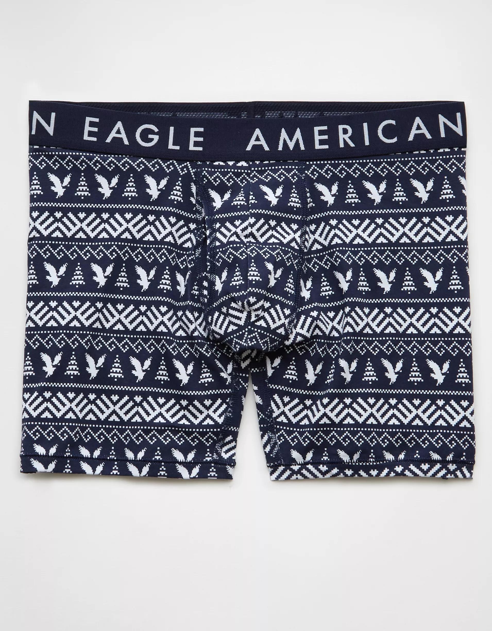 AEO Snow Plaid 6" Classic Boxer Brief Product Image