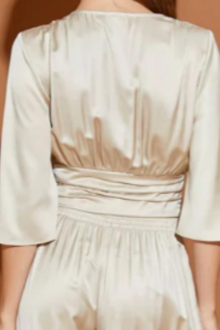 Waist Tuck Front Tie Top Product Image