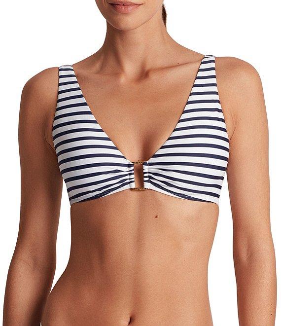 Lauren Ralph Lauren Lux Stripe Hipster Swim Bottom Product Image