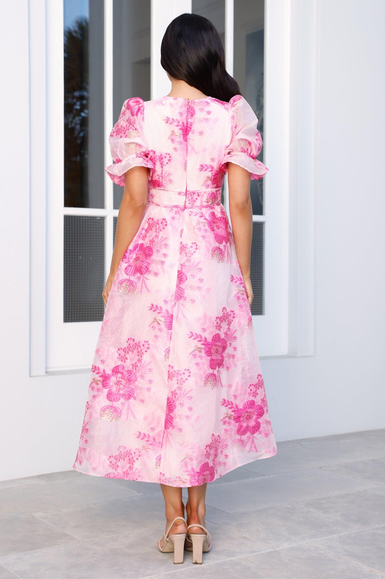 Your VIP Moment Maxi Dress Pink Product Image