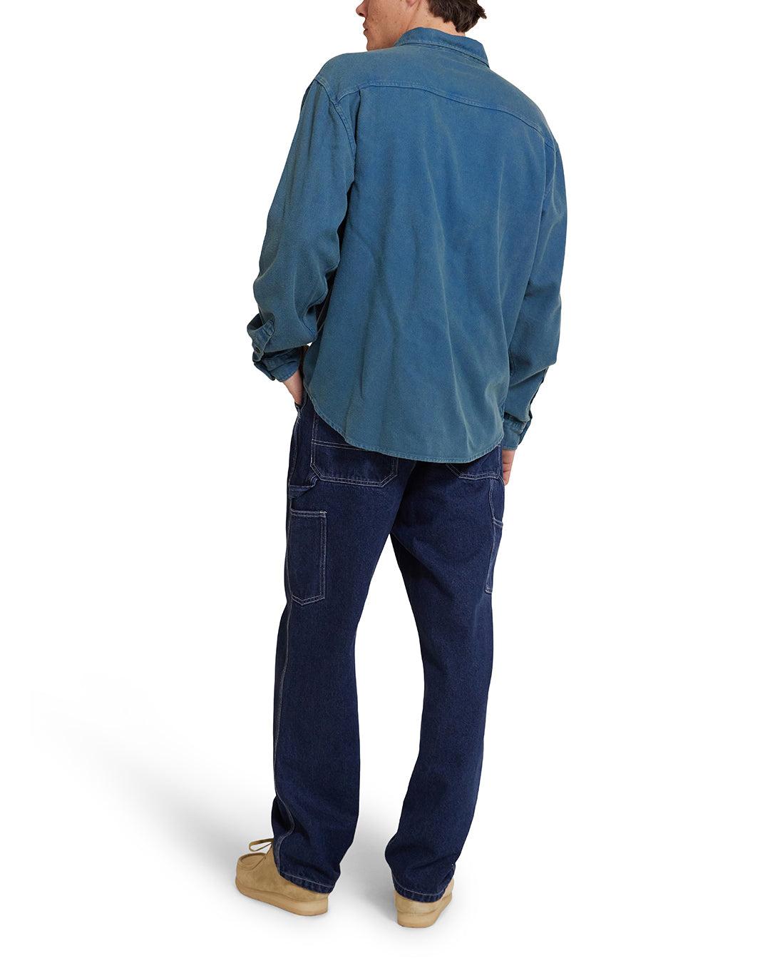 Keon Flannel Shirt - Moroccan Blue Product Image