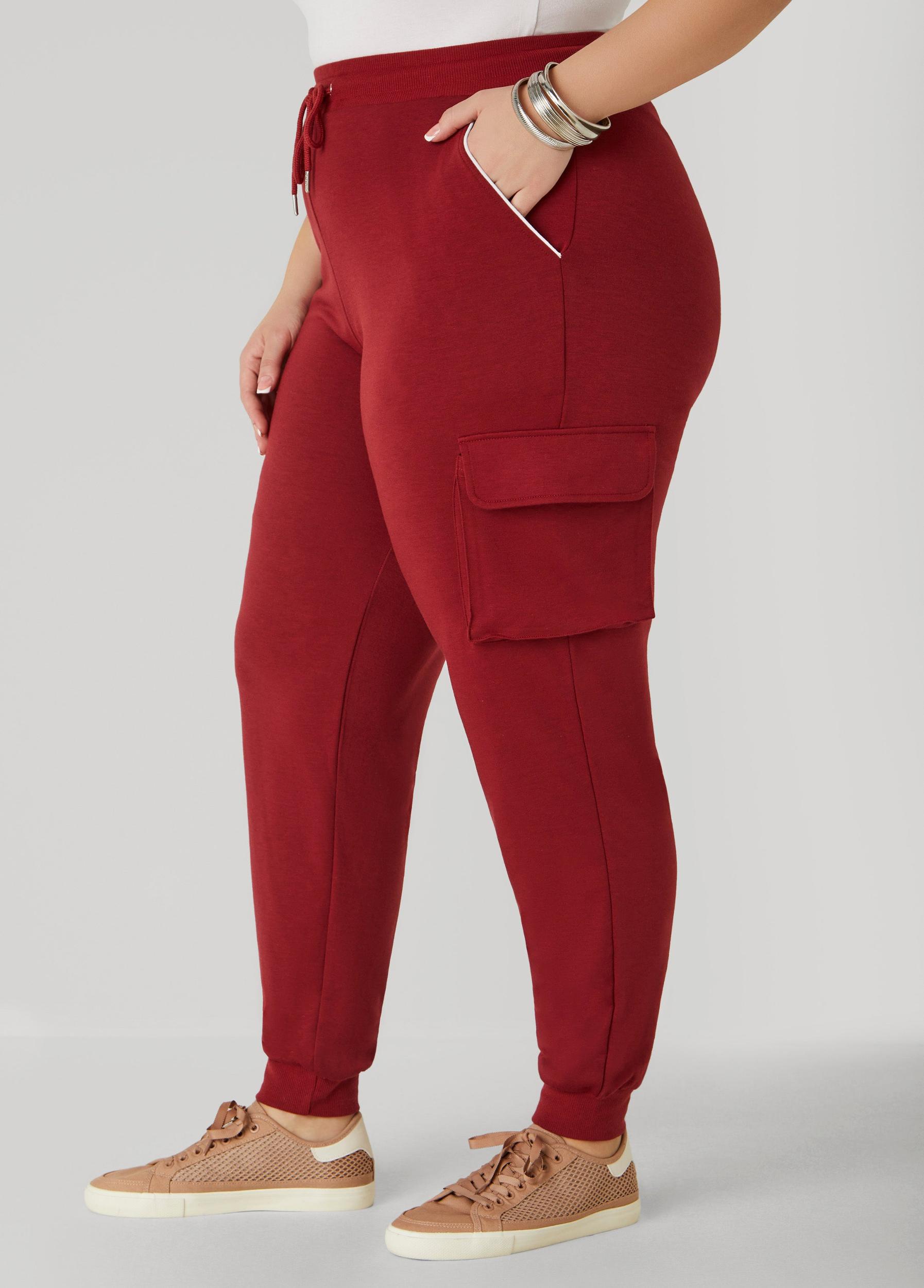 Piped French Terry Cargo Joggers Product Image