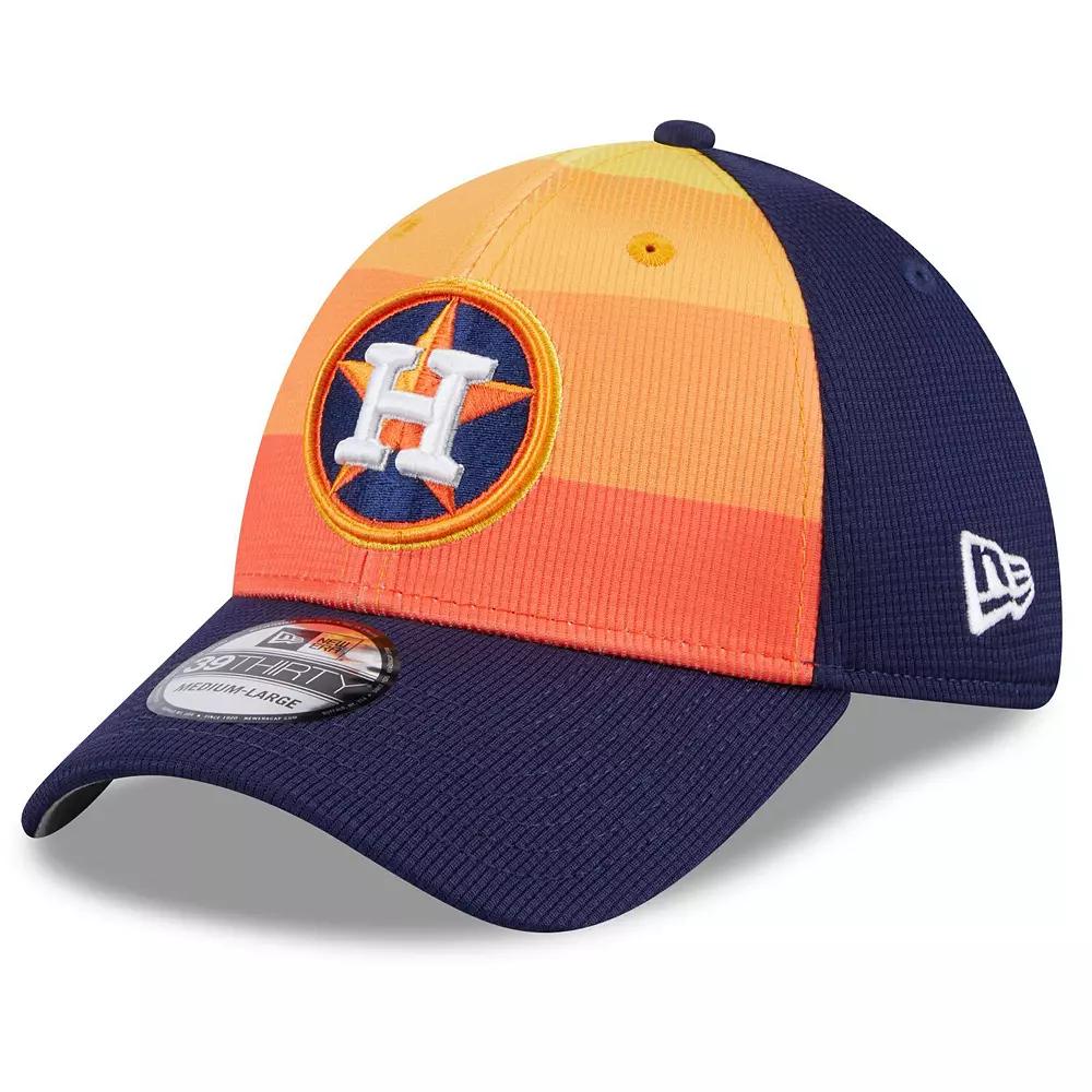 Men's New Era Orange Houston Astros 2024 Batting Practice 39THIRTY Flex Hat,  Product Image