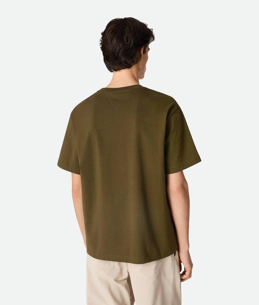 Men's Pima Cotton Jersey T-Shirt in Pine green Product Image