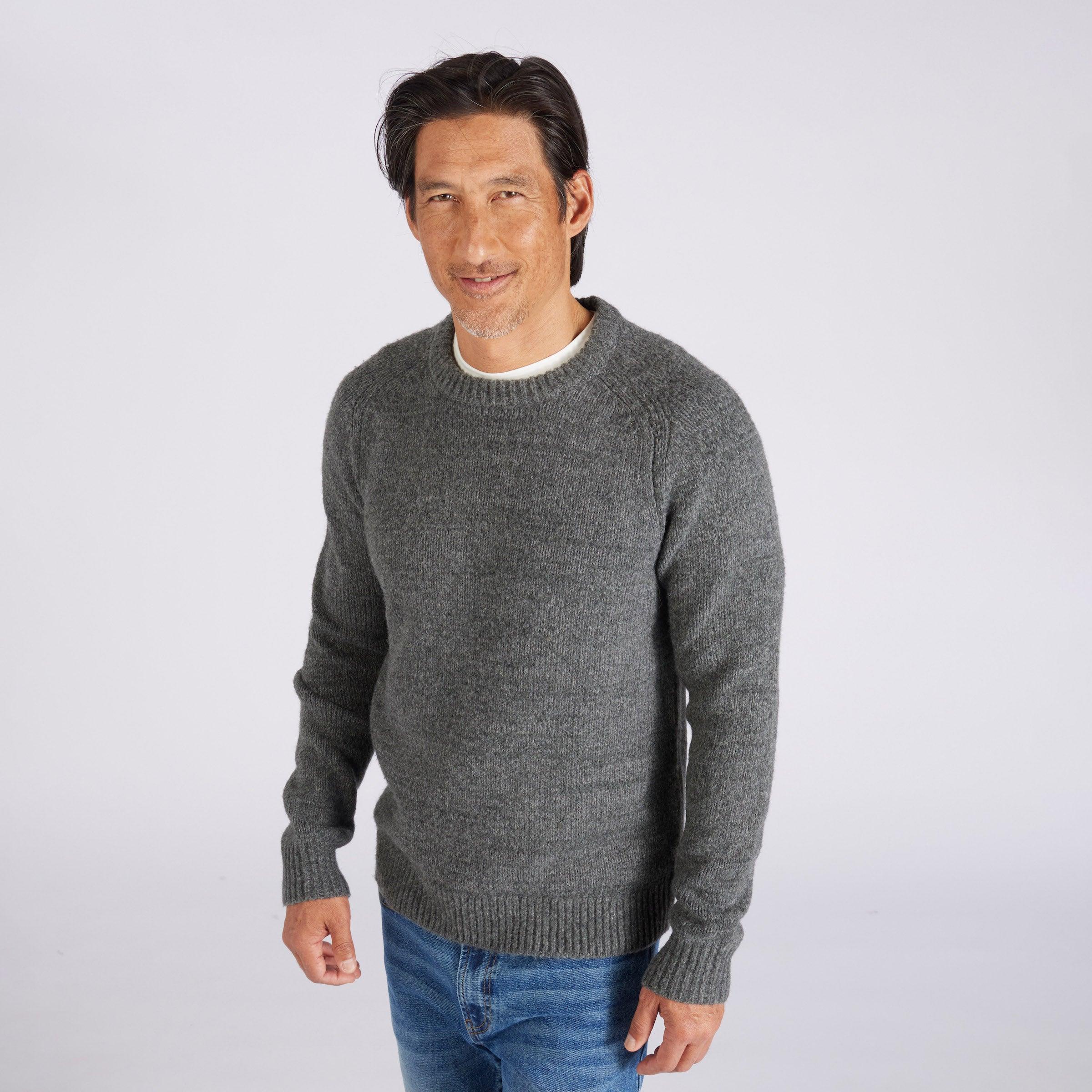 Collegiate Sweater Crew - Charcoal Product Image