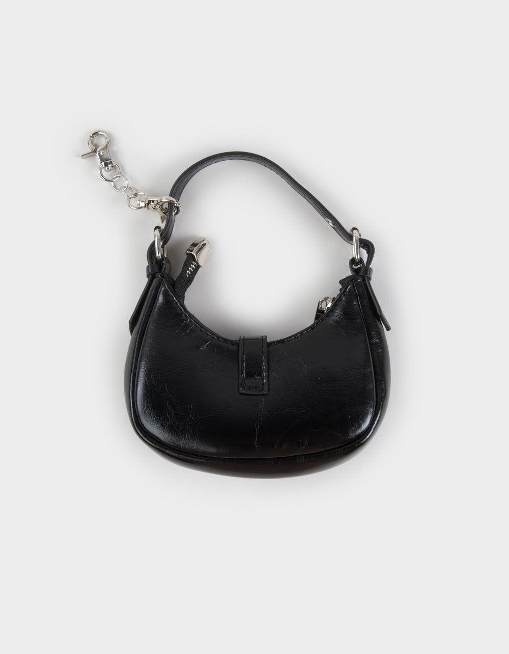 FULL TILT Mini Handbag Bag Charm - BLACK Product Image