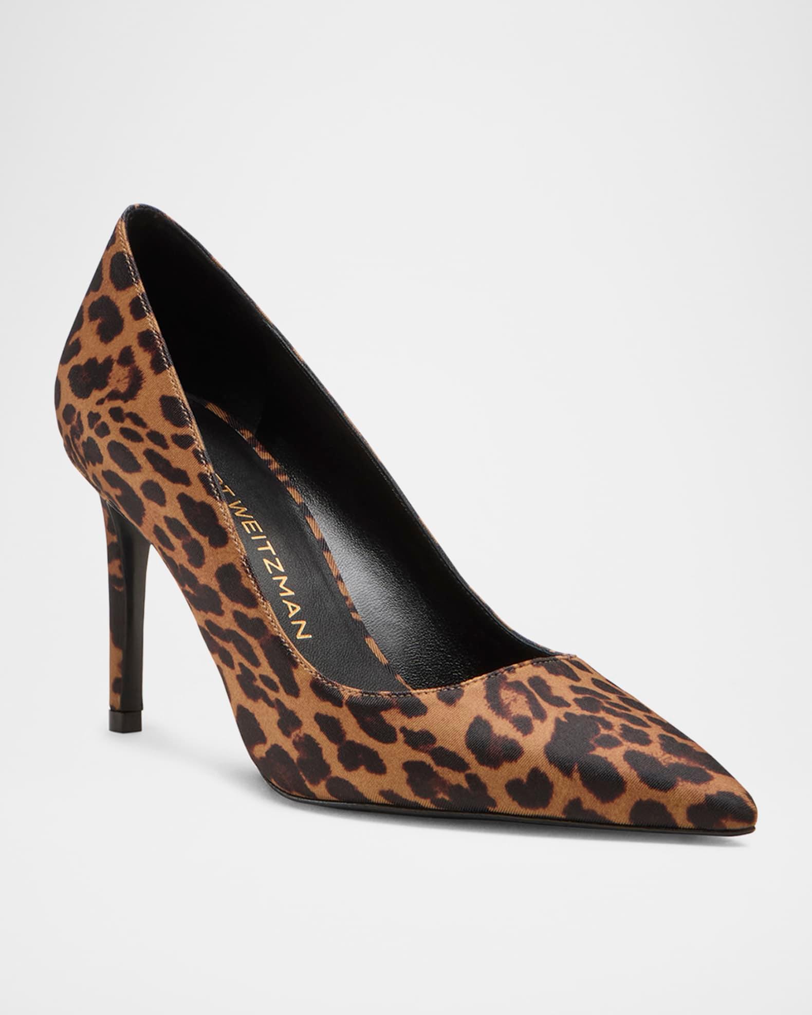 Stuart Power 85 Leopard-Print Pumps Product Image
