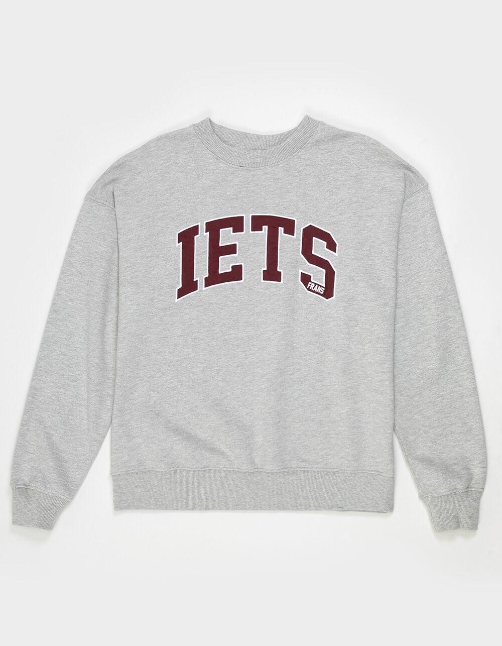 IETS FRANS Collegiate Mens Crewneck Sweatshirt - HEATHER GRAY Product Image
