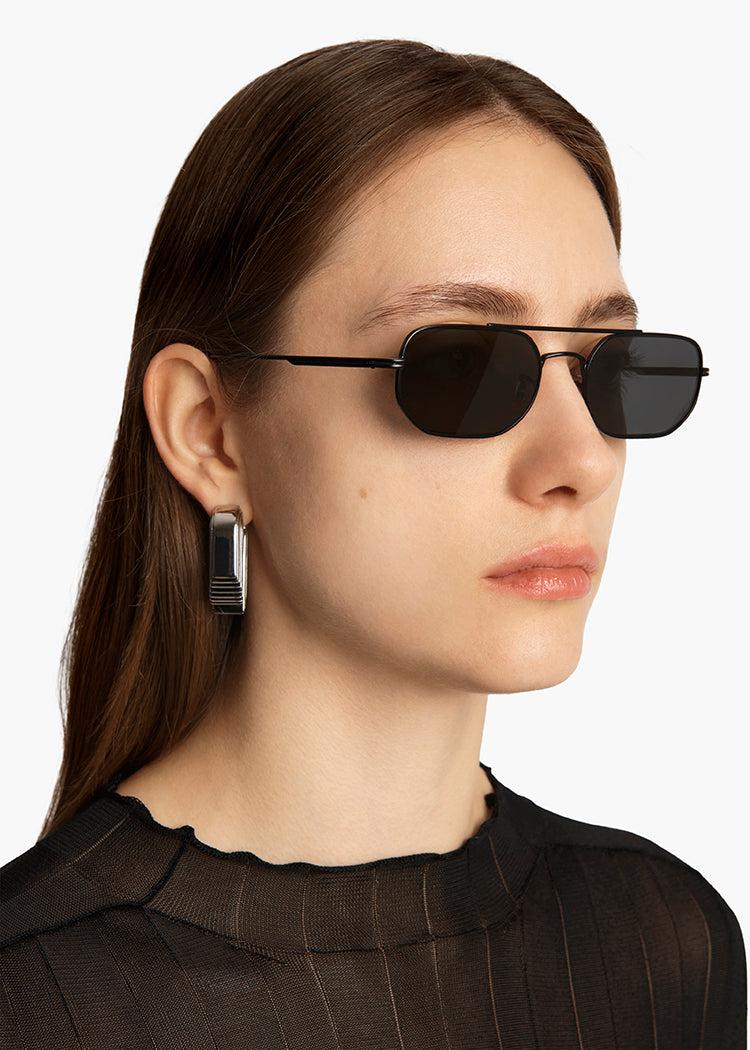 KHAITE x Oliver Peoples 1989C in Matte Black and Grey Product Image