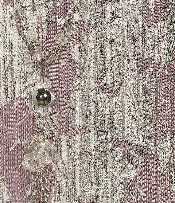 R & M Richards 3/4 Sleeve Scoop Neck 3-Piece Pant Set Product Image