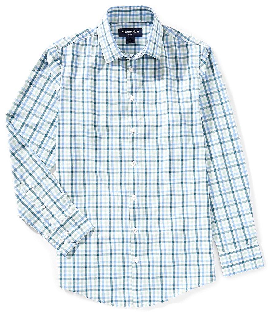 Mizzen+Main Leeward Gingham Performance Stretch Long-Sleeve Woven Shirt Product Image